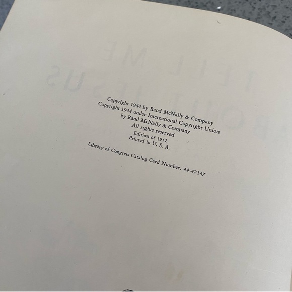 Tell Me About Jesus by Mary Alice Jones VINTAGE 1952 Hardcover book Primitive - Picture 9 of 9